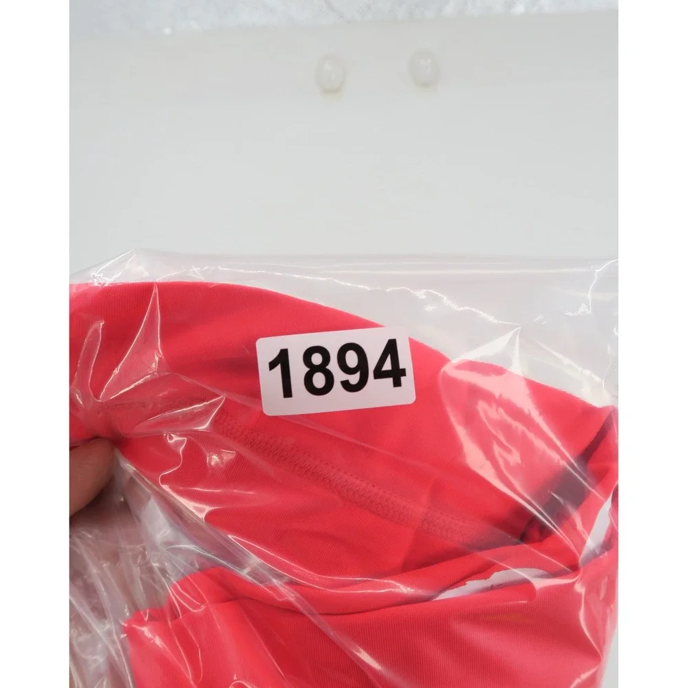 Billabong Women's Coral Red Long Sleeve Rash Guard